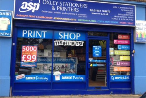 Oxley Stationers & Printers Wolverhampton